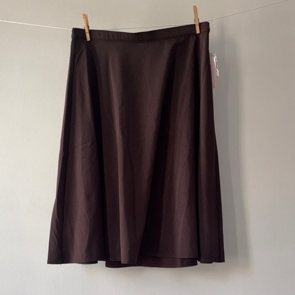 Allison Daley Dresses & Skirts - Allison Daley Chocolate High-Low Skirt